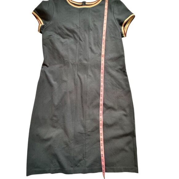 Brooks Brothers Women's Sheath Dress Size 14 Midi Short Sleeve Red White Blue - Picture 7 of 11